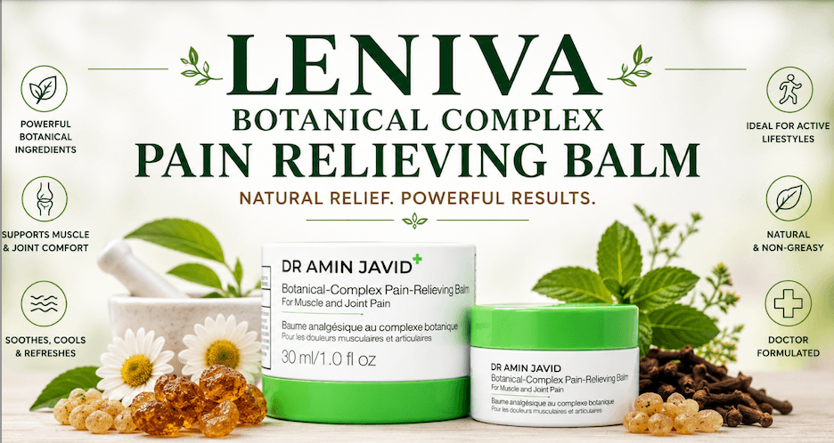 Leniva Botanical Complex Pain Relieving Balm - A Natural Muscle & Joint Relief