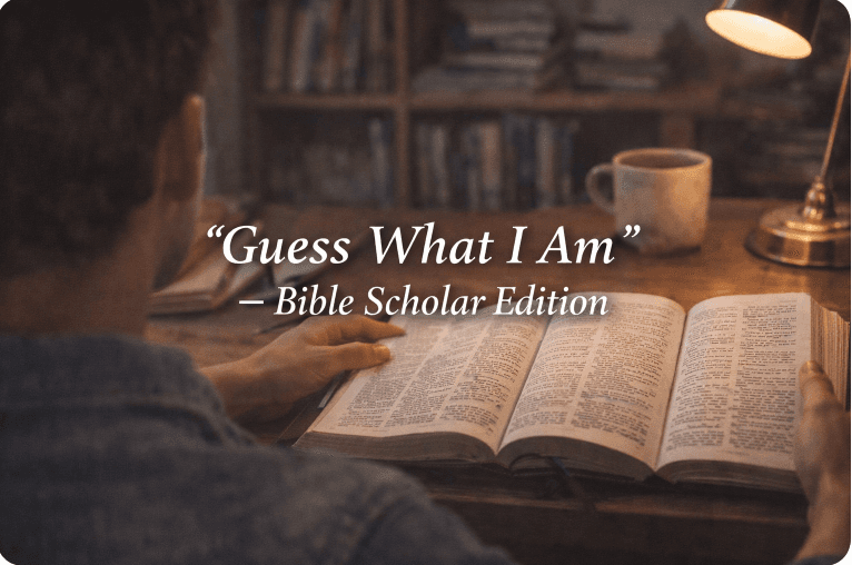 Guess What I Am – Bible Scholar Edition