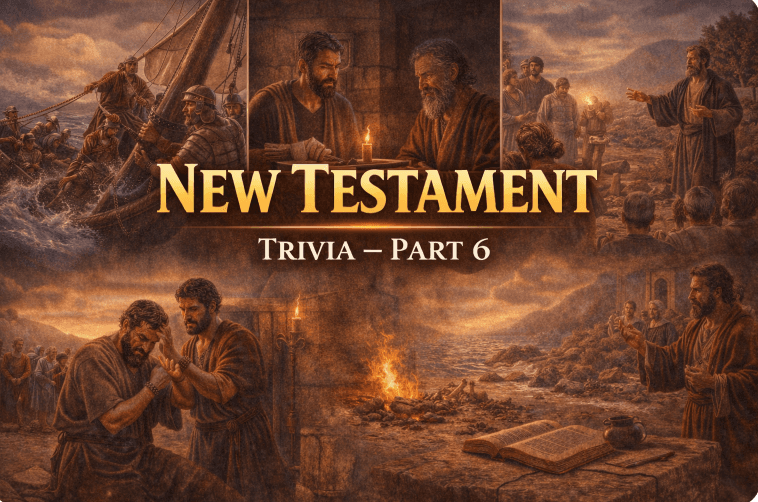 NEW TESTAMENT TRIVIA – PART 6