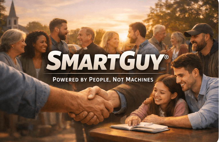 Smart Guy - Powered by People, Not Machines