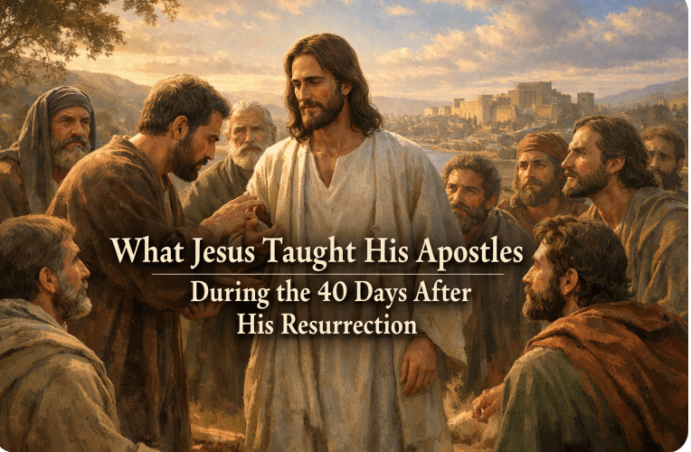 What Jesus Taught His Apostles During the 40 Days After His Resurrection