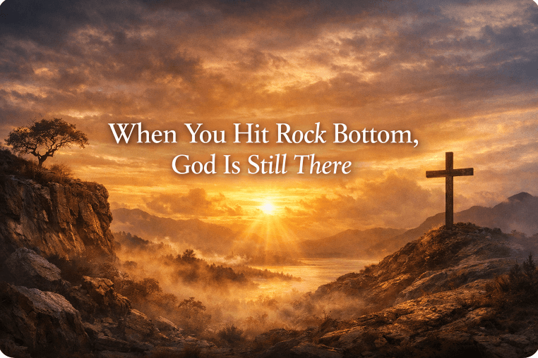 When You Hit Rock Bottom, God Is Still There